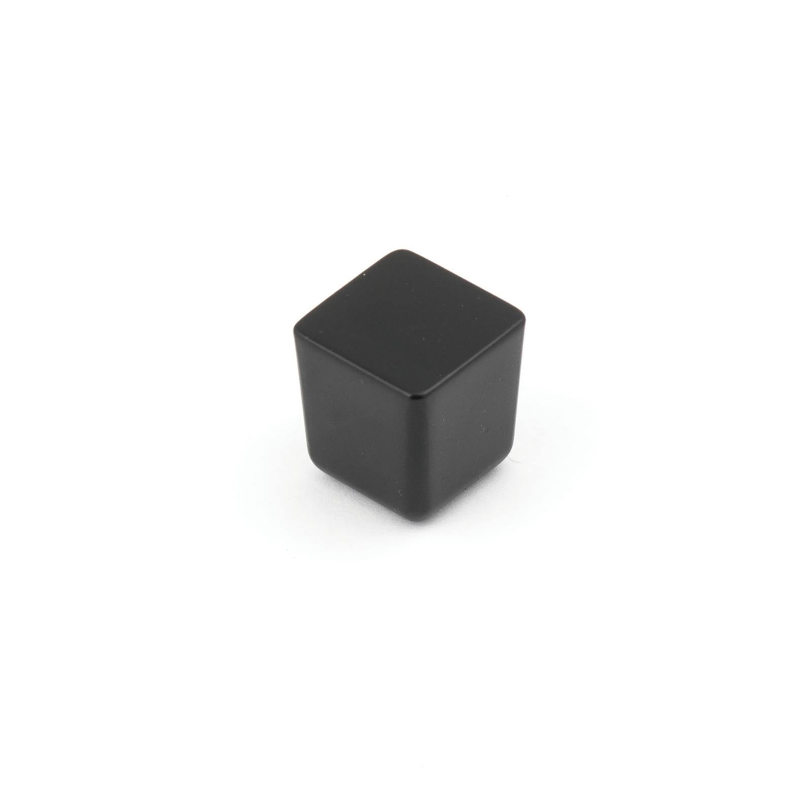 Dune 25mm Square Knob, Matt Black