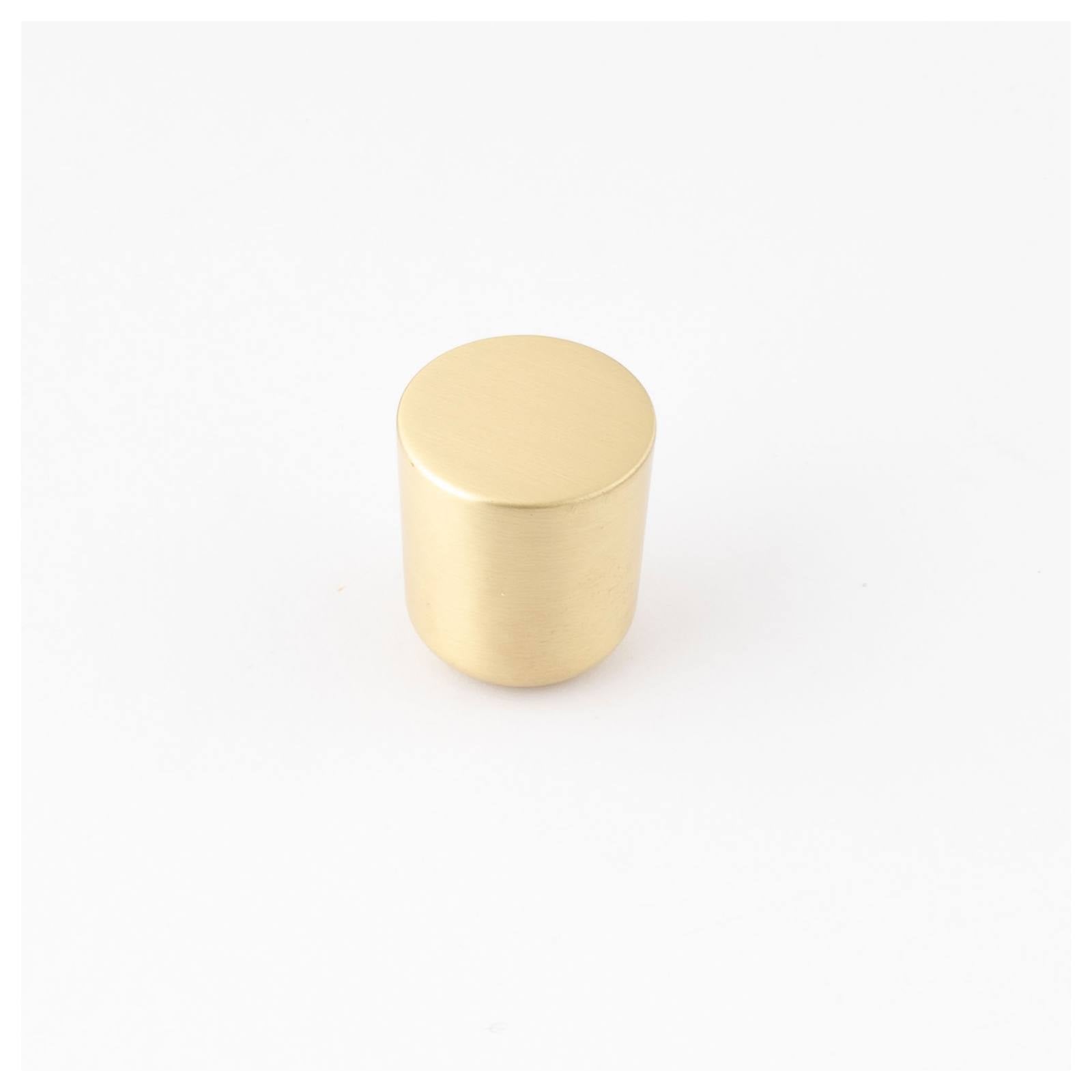Dune 25mm Round Knob, Brushed Gold