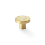 Tarn 38mm Hammered Knob, Satin Brass