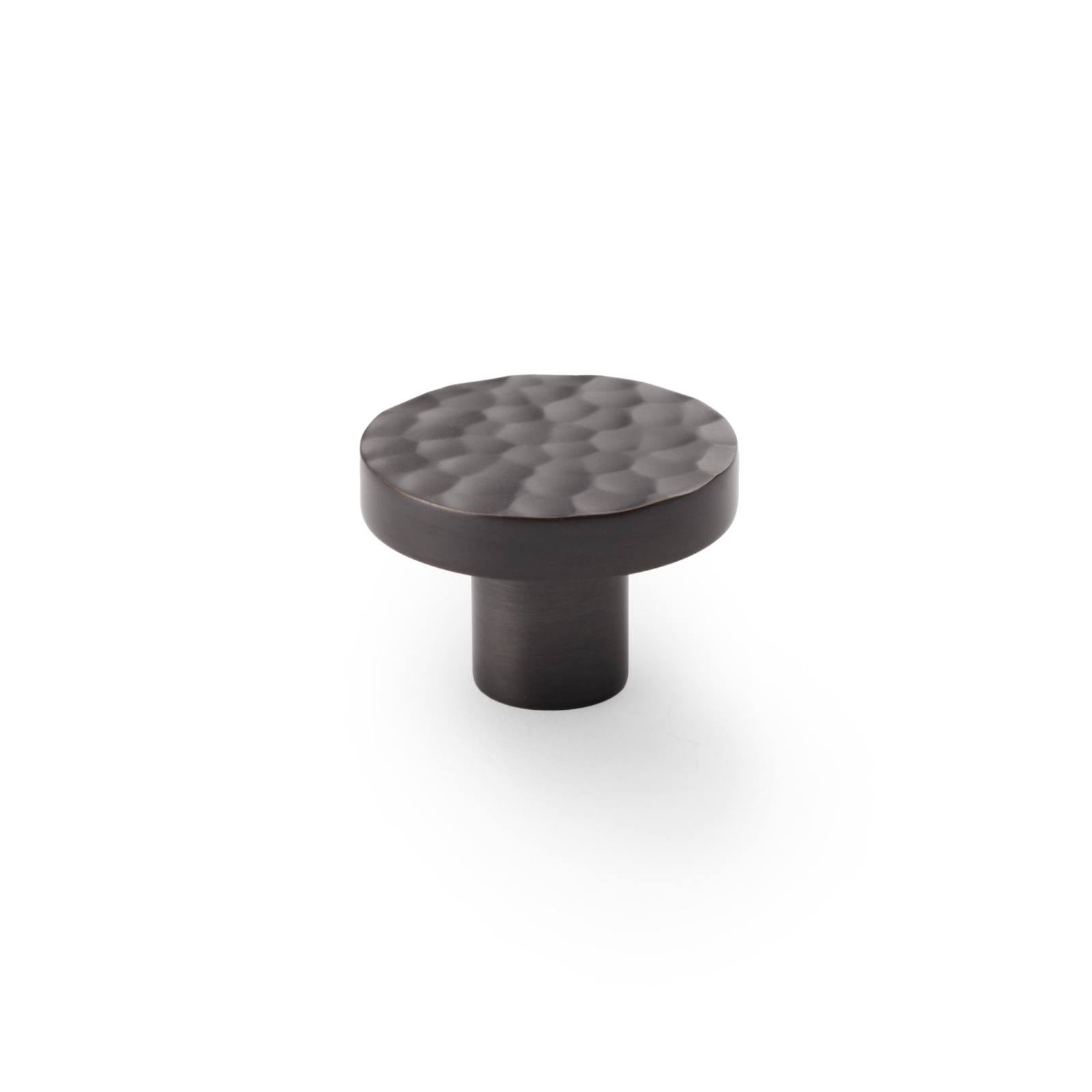 Tarn 38mm Hammered Knob, Gunmetal