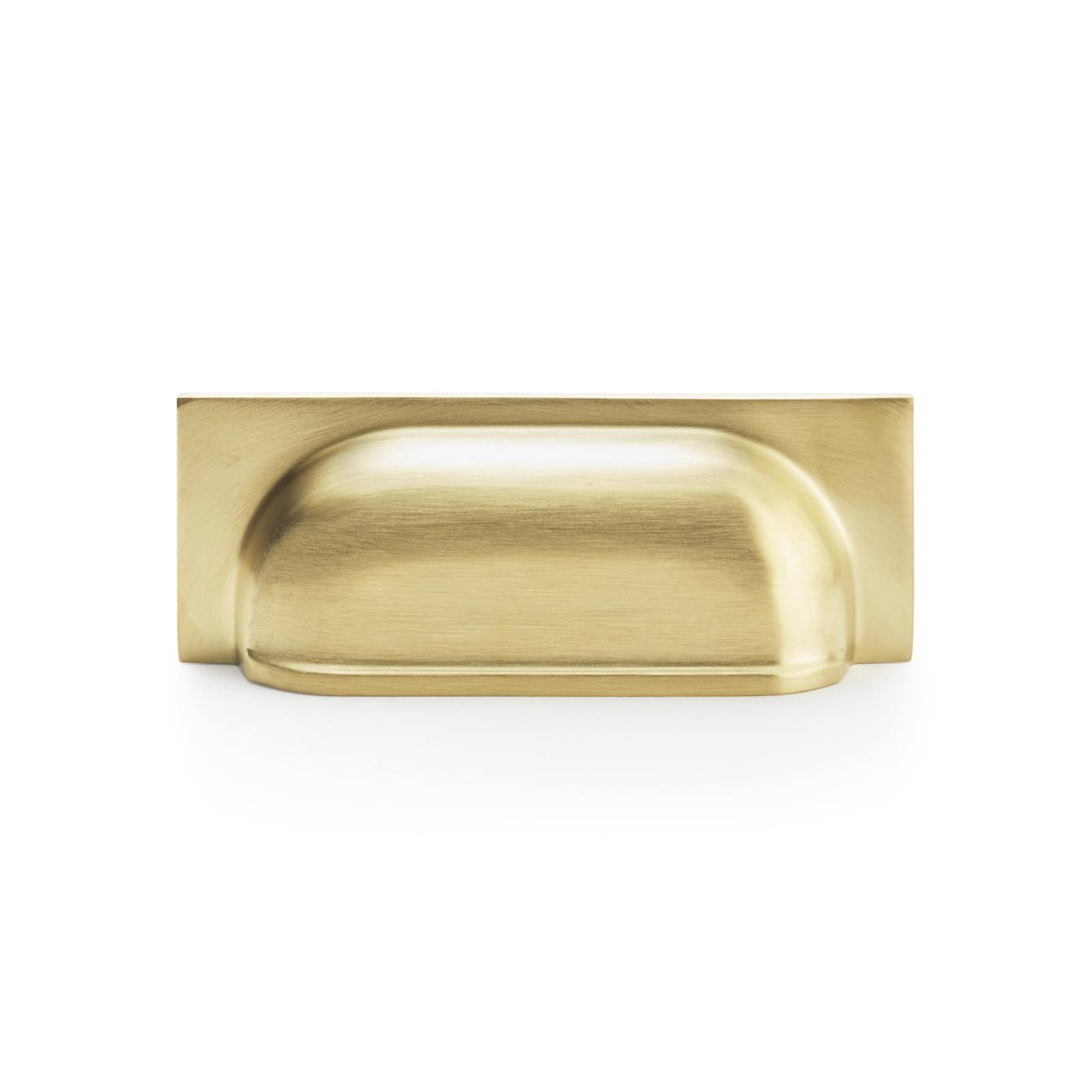 Hastings 96mm Cup Pull, Satin Brass PVD