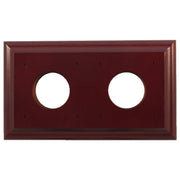 2 Gang Bungalow Rect. Mounting Block, Polished Ced