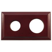 2 Gang Bungalow Oblong Mounting Block, Polished Ce