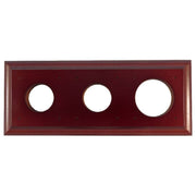 3 Gang Bungalow Oblong Mounting Block, Polished Ce