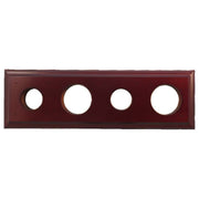 4 Gang Bungalow Oblong Mounting Block, Polished Ce