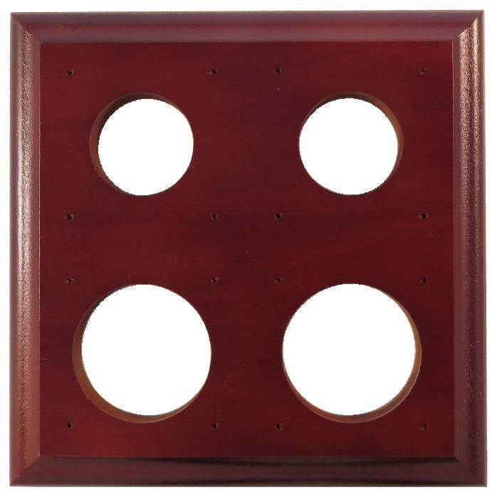 4 Gang Bungalow Square Mounting Block for Double P