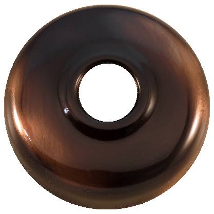 Shallow Fluted Cover Only, Florentine Bronze