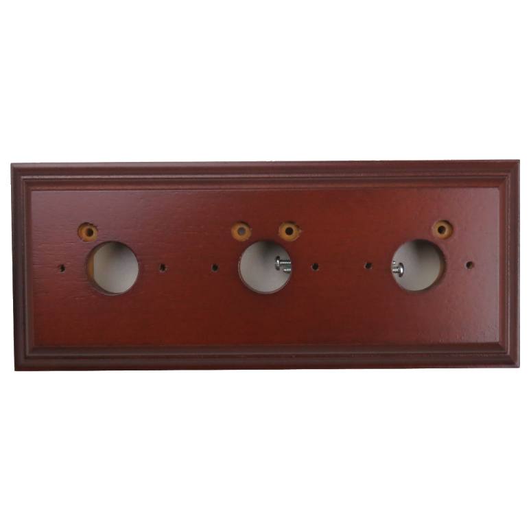 3 Gang Classic Rectangle Mounting Block, Polished