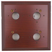 4 Gang Classic Square Mounting Block, Polished Ced