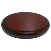 Blank Classic Oval Mounting Block, Polished Cedar