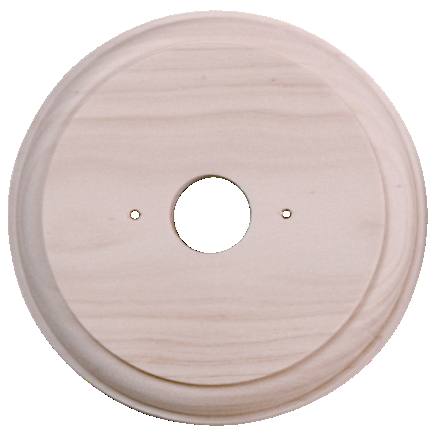 1 Gang Classic Round Mounting Block, Raw