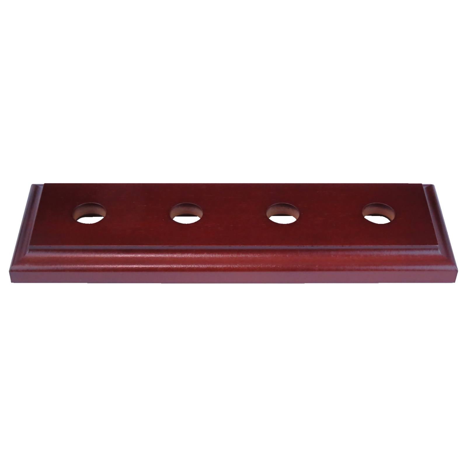 4 Gang Traditional Oblong Mounting Block, Polished