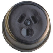 56 Series Socket, Brown with Aged Brass Cover