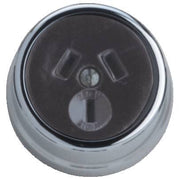 56 Series Socket, Brown with Chrome Cover