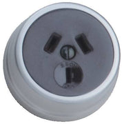 56 Series Socket, Brown with Satin Chrome Cover