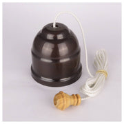 Bronze Ceiling Switch Non-Relieved with White Cord