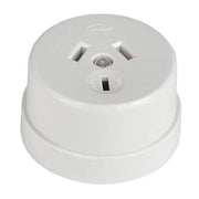 3 Pin Power Point, White