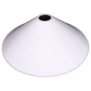 Plain 9 Inch Bakelite Coolie Shade, White