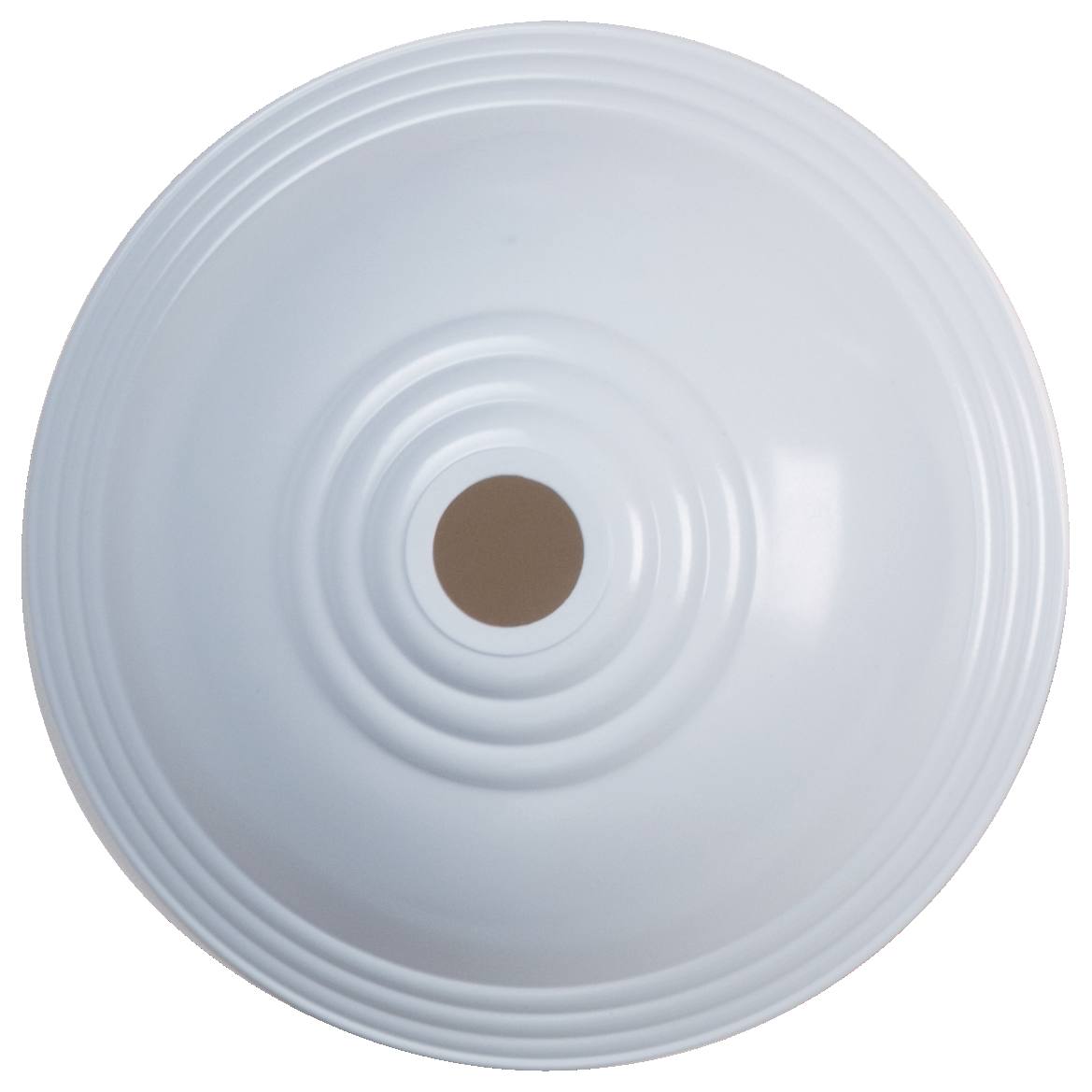 Plain 8.25 Inch Bakelite Coolie Shade, White