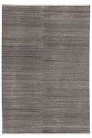 Boheme Ribbed 200x300cm Wool Rug, Charcoal