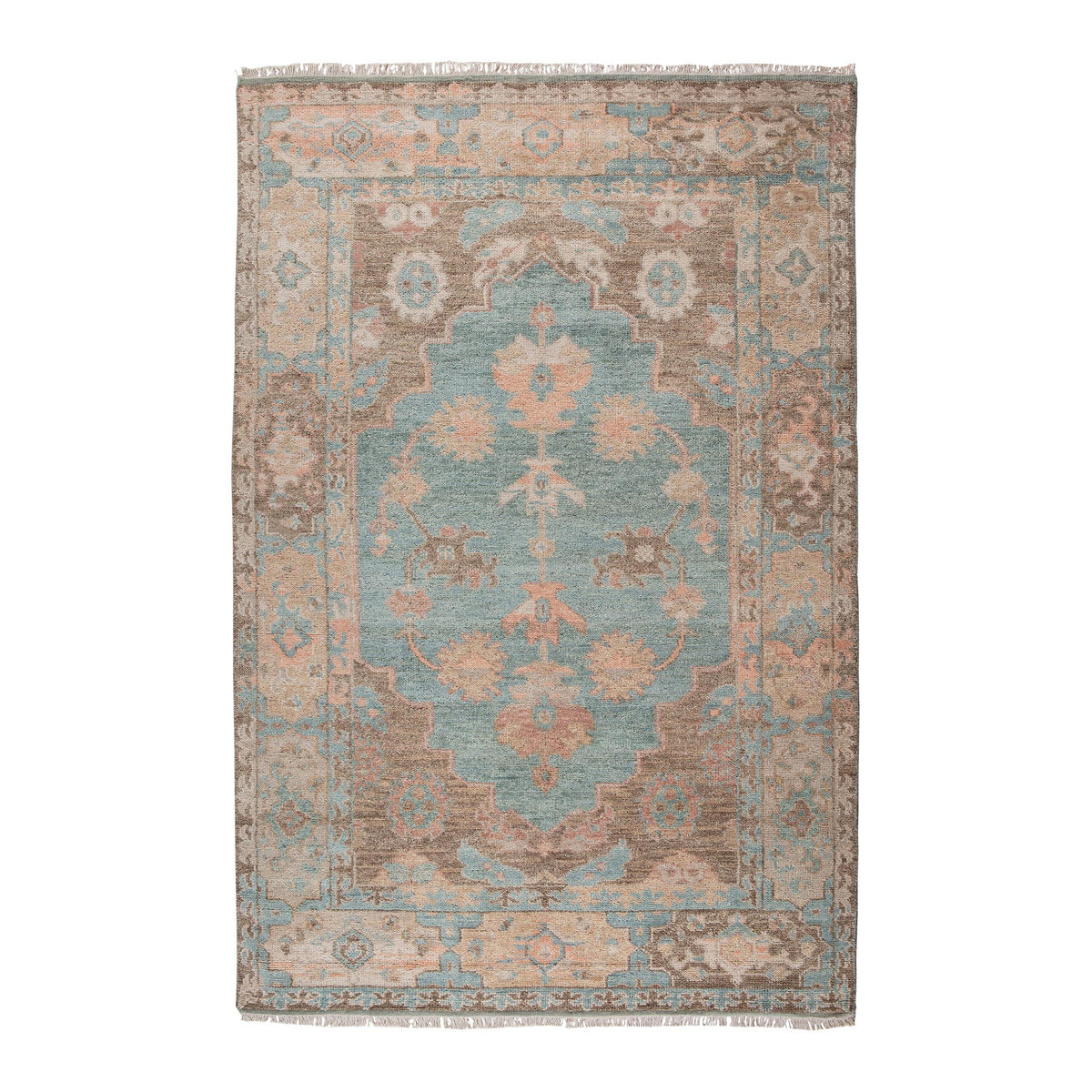 Revival Tabriz 160x230cm Wool Rug, Steel
