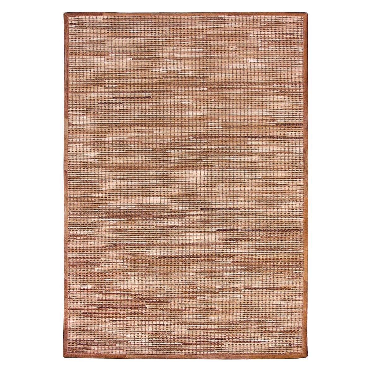 Hide 250x300cm Leather Rug, Caramel