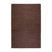 Jute Twine 200x300cm Rug, Dark Brown