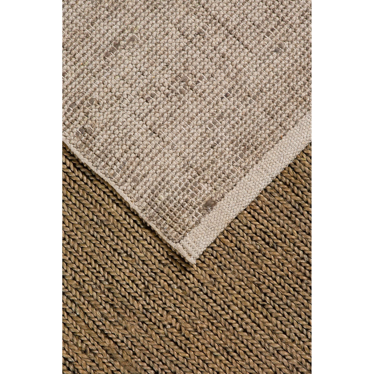 Jute Twine 275x365cm Rug, Khaki