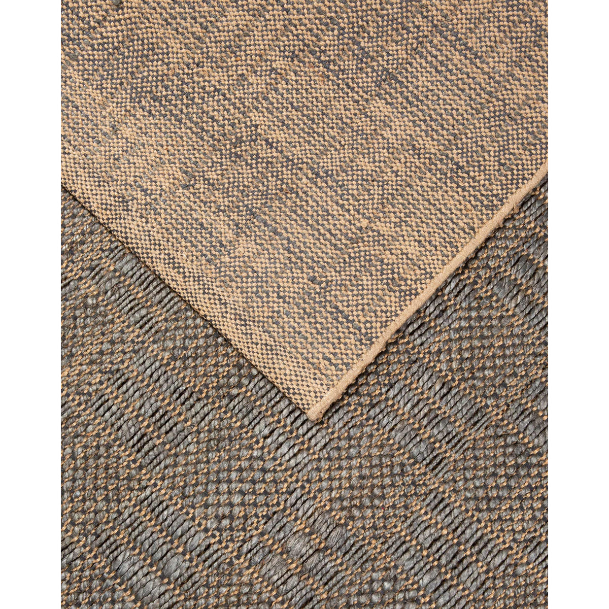 Naturals Grid 160x230cm Rug, Natural/Ink