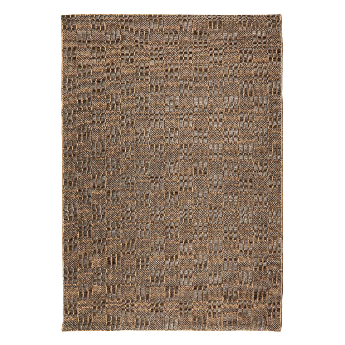 Naturals Grid 200x300cm Rug, Natural/Ink