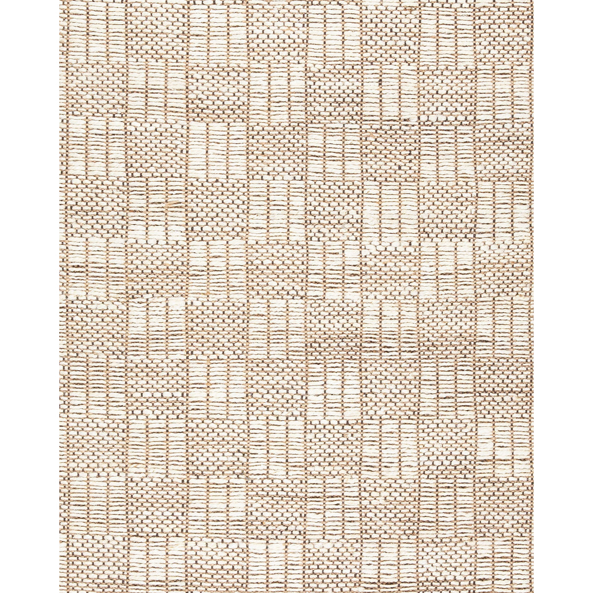 Naturals Grid 305x430cm Rug, Natural/Stone
