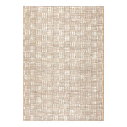 Naturals Grid 365x457cm Rug, Natural/Stone