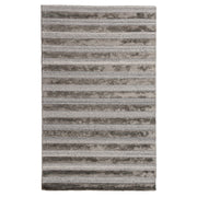 Shimmer Lines 250x300cm Wool Rug, Charcoal