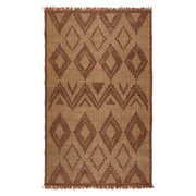 Tuareg Design 02 183x274cm Jute Rug, Natural/Tan