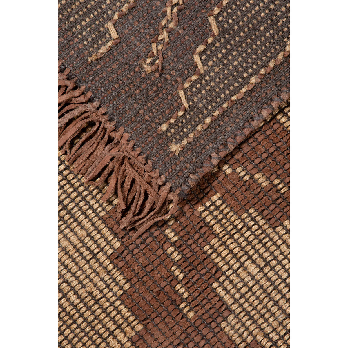 Tuareg Design 02 276x365cm Jute Rug, Natural/Tan