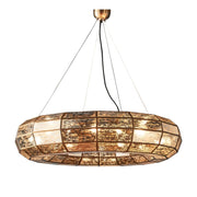 Victoria Ceiling Pendant 91cm Large Antique Brass