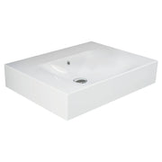 RAK Des 61 Wall Basin, No Tap Hole, Alpine White