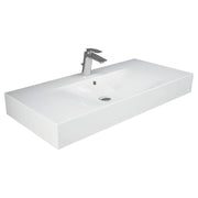 RAK Des 101 Wall Basin, 1 Tap Hole, Alpine White