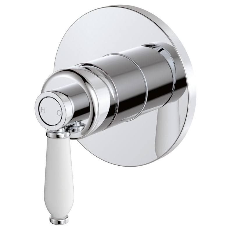 Eleanor Wall Mixer, Chrome & Ceramic