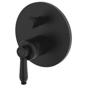 Eleanor Wall Diverter Mixer, Matte Black