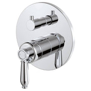 Eleanor Wall Diverter Mixer, Chrome