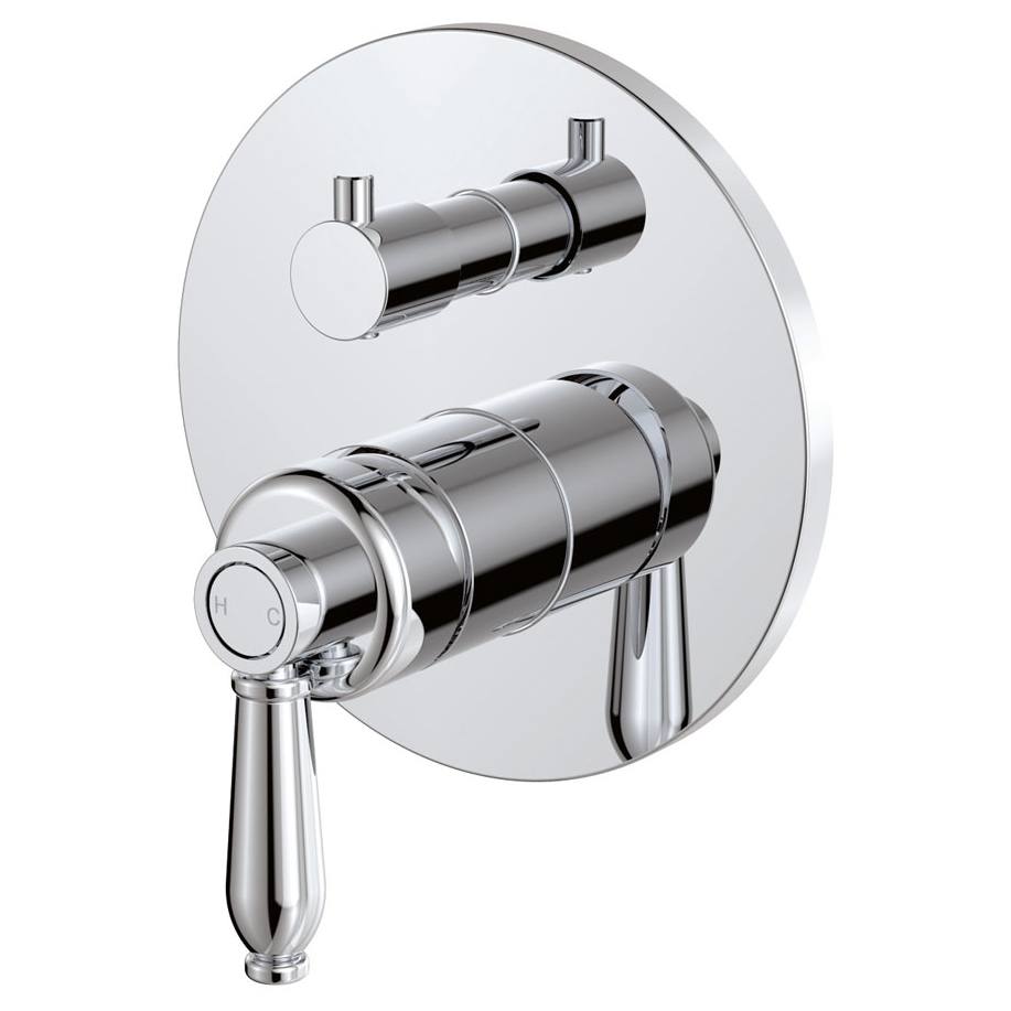 Eleanor Wall Diverter Mixer, Chrome