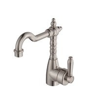 Eleanor Shepherds Crook Basin Mixer, Brushed Nickel