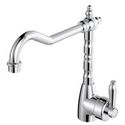 Eleanor Shepherds Crook Sink Mixer, Chrome