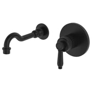 Eleanor Wall Mixer Set, Matte Black