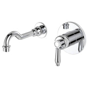 Eleanor Wall Mixer Set, Chrome