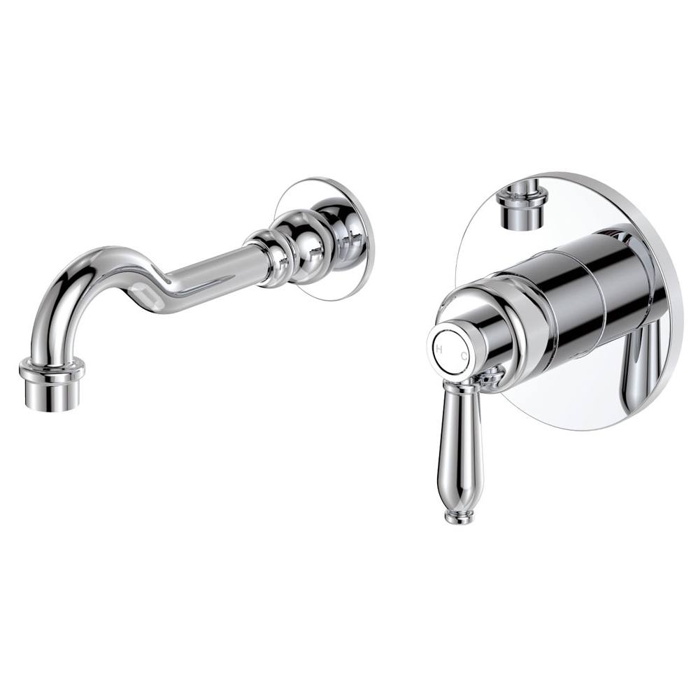 Eleanor Wall Mixer Set, Chrome