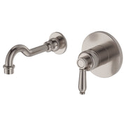 Eleanor Wall Mixer Set, Brushed Nickel