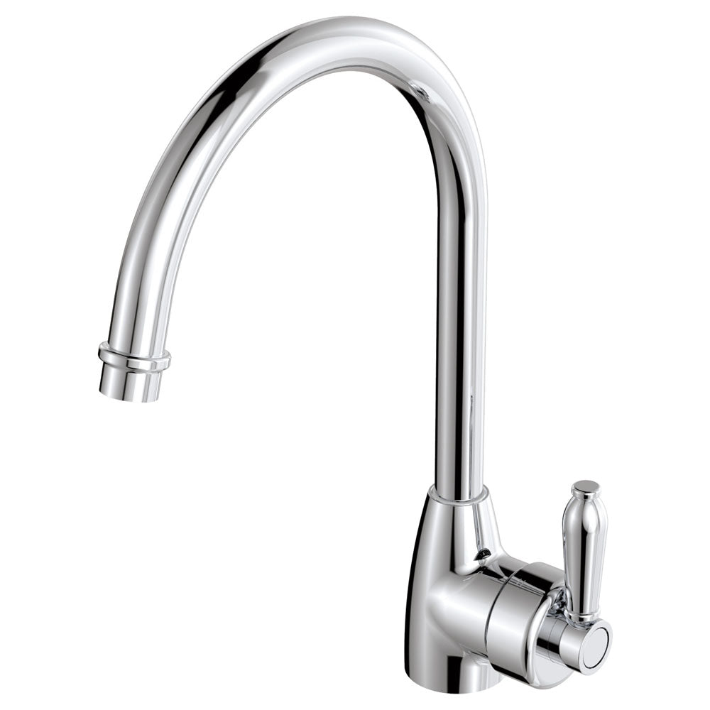 Eleanor Gooseneck Sink Mixer, Chrome