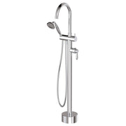 Eleanor Floor Mixer & Shower, Chrome